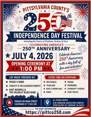 250th INDEPENDENCE DAY FESTIVAL BROCHURE